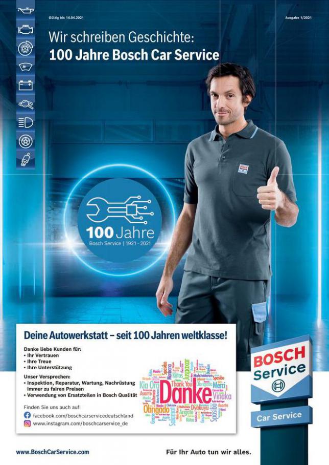Aktueller Prospekt . Bosch Car Service (2021-04-14-2021-04-14)