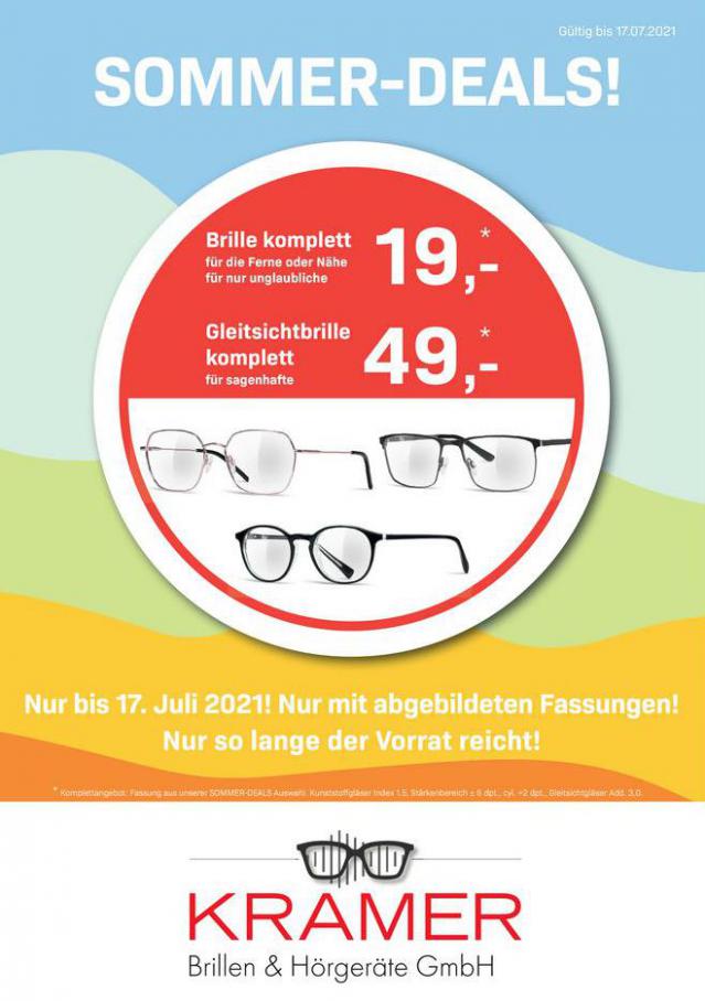 Sommer Deals ! %. Kramer Brillen (2021-07-17-2021-07-17)
