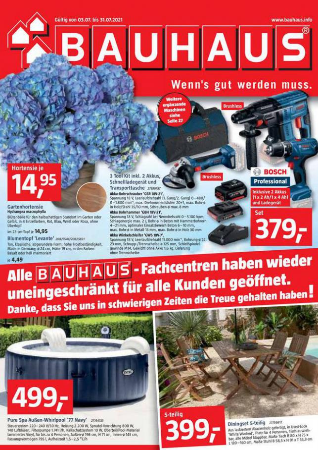 Aktuelle Werbung. Bauhaus (2021-07-31-2021-07-31)