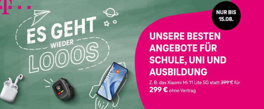 Besten Angebote Für Schule. Telekom Shop (2021-08-15-2021-08-15)