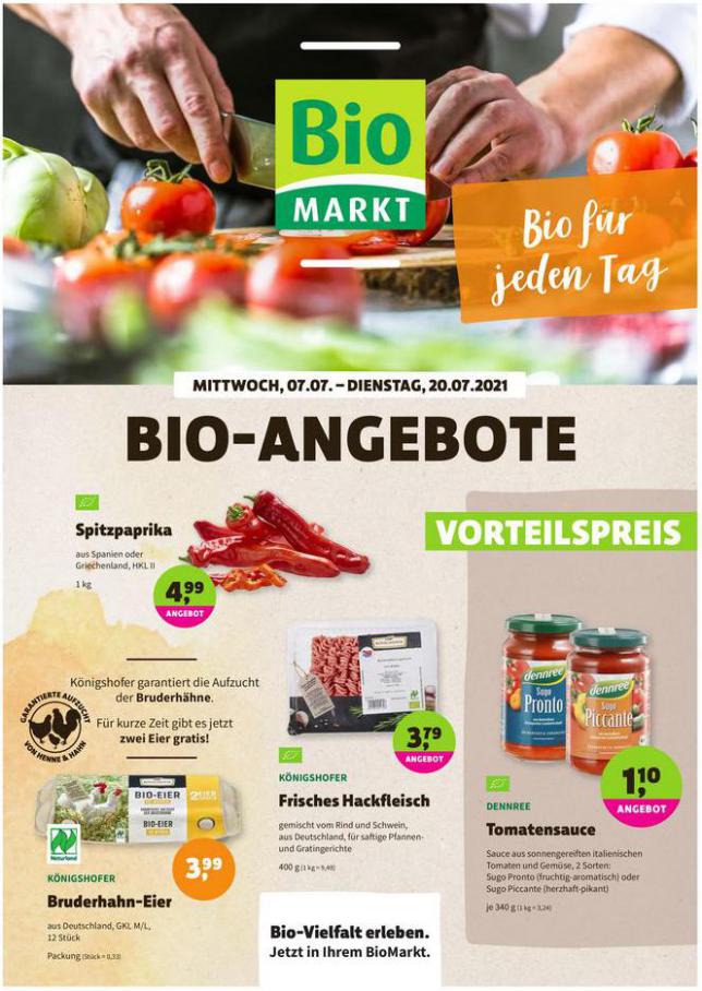 Bio Angebote. Erdi Biomarkt (2021-07-20-2021-07-20)