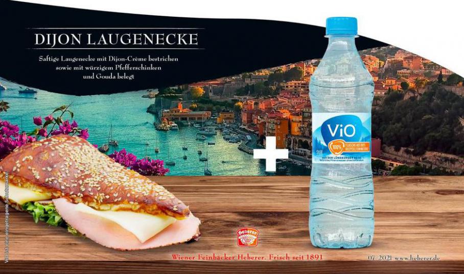 Snack des Monats im Juli: Dijon-Laugenecke. Wiener Feinbäcker (2021-07-31-2021-07-31)