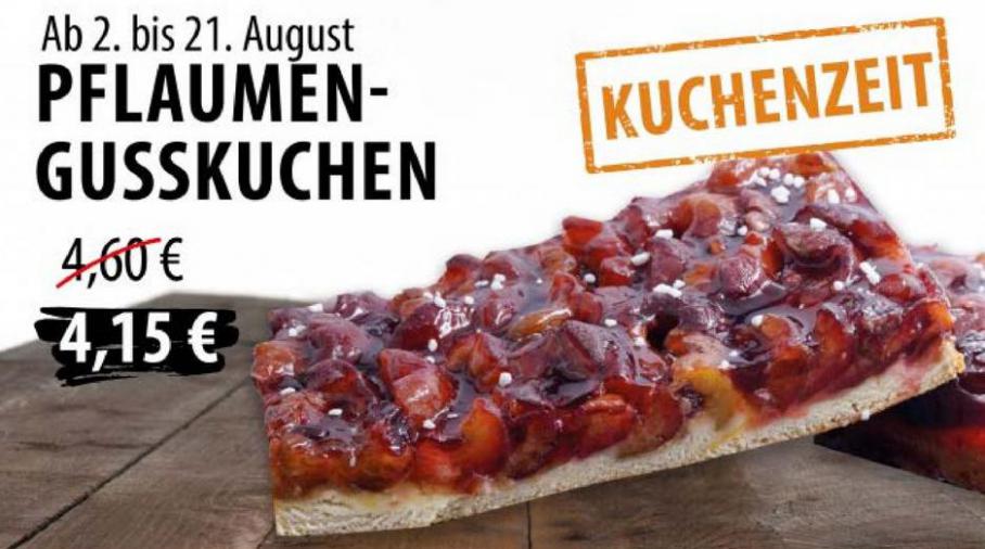 Angebote. Bäckerei Schmidt (2021-08-22-2021-08-22)