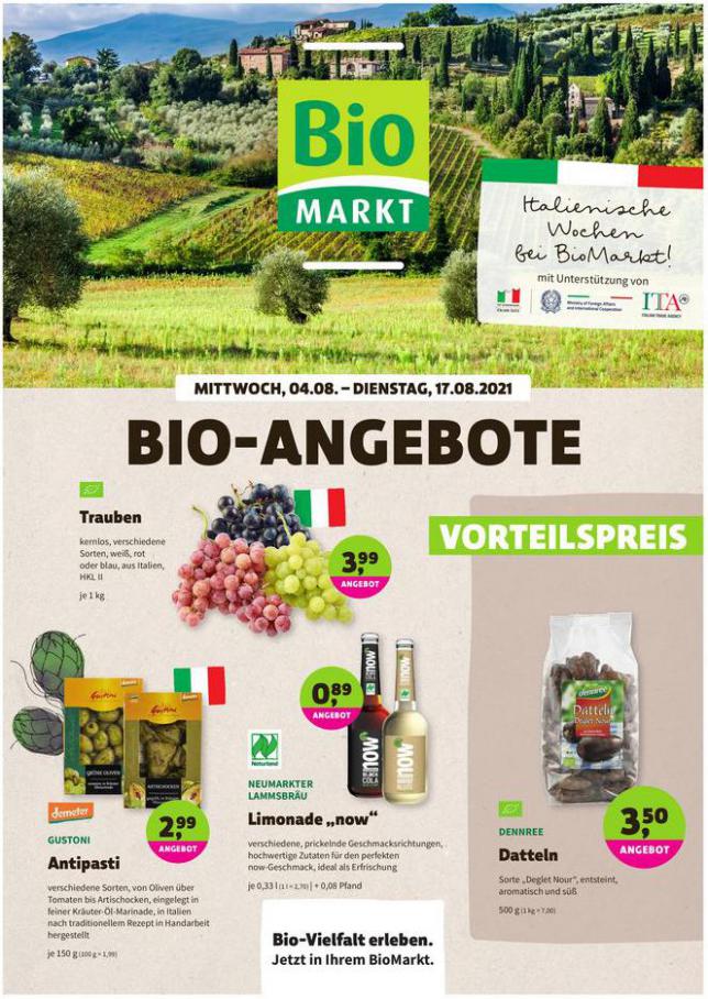 Aktuelle Angebote. Erdi Biomarkt (2021-08-17-2021-08-17)
