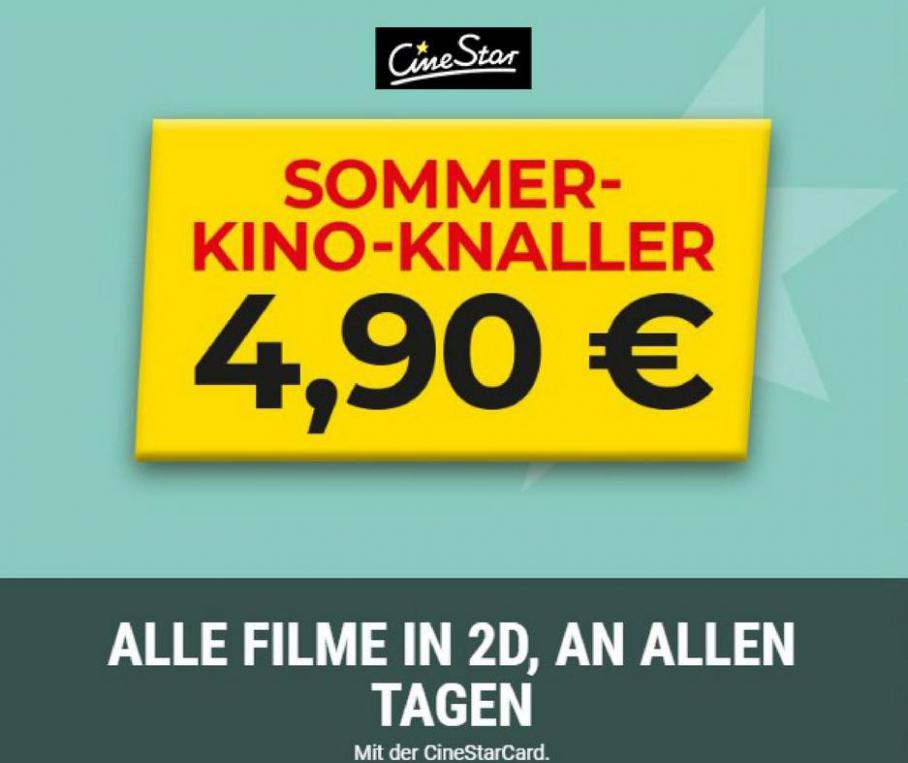 SOMMER-KINO-KNALLER. CineStar (2021-08-14-2021-08-14)