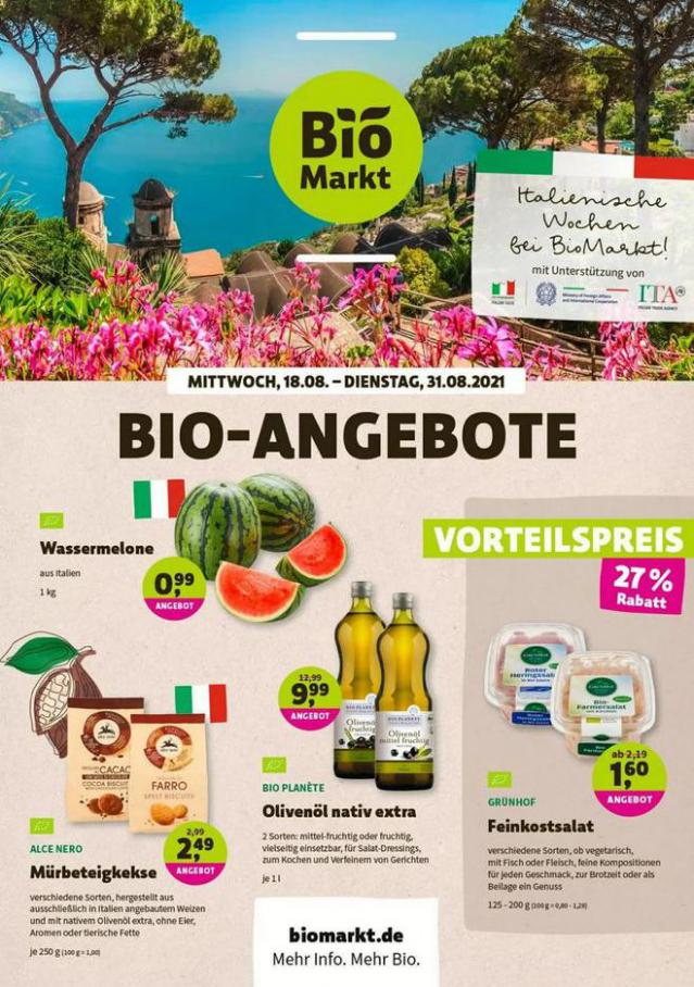 Angebote Prospekt. Aleco Biomarkt (2021-08-31-2021-08-31)
