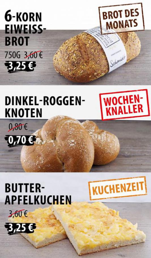 Angebote Prospekt. Bäckerei Schmidt (2021-09-30-2021-09-30)