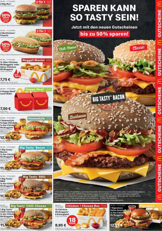 SPAREN KANN SO TASTY SEIN!. McDonald’s (2021-10-17-2021-10-17)