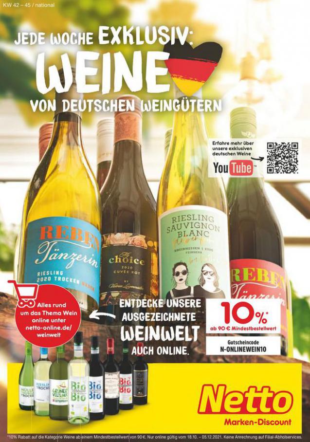 Weinbroschüre. Netto Marken-Discount (2021-11-13-2021-11-13)
