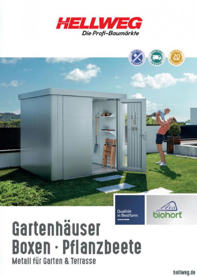 Gartenhäuser, Boxen, Pflanzbeete. Hellweg (2021-11-08-2021-11-08)