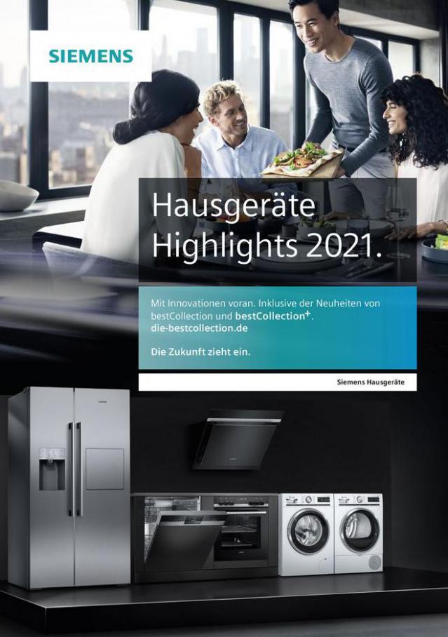 Hausgeräte Highlights 2021. SIEMENS (2021-12-31-2021-12-31)