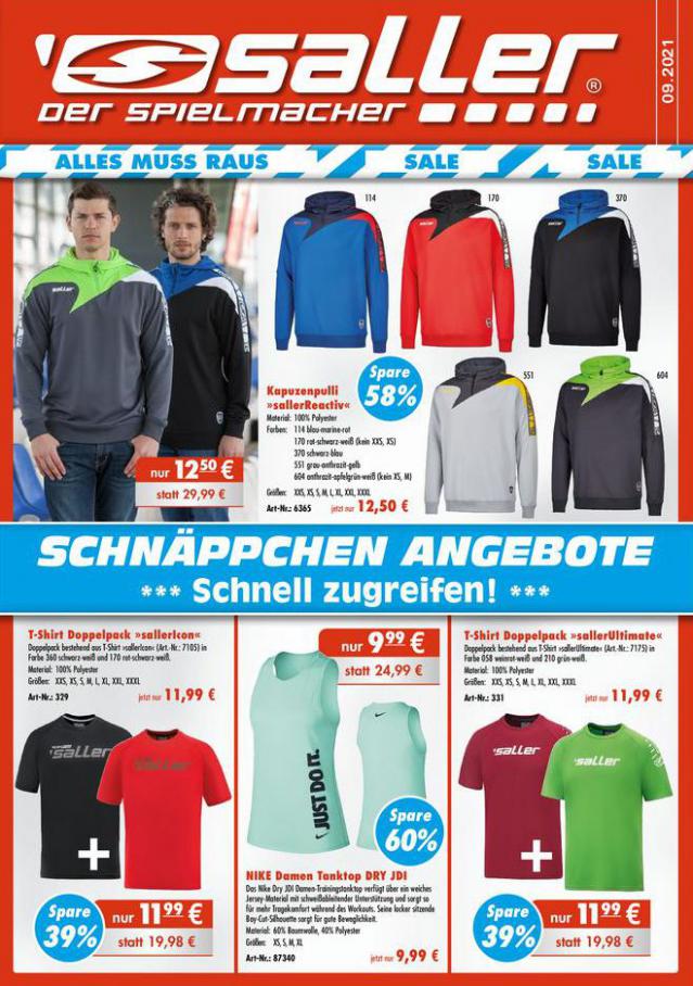 Schnaeppchen Angebote. Sport Saller (2021-12-31-2021-12-31)