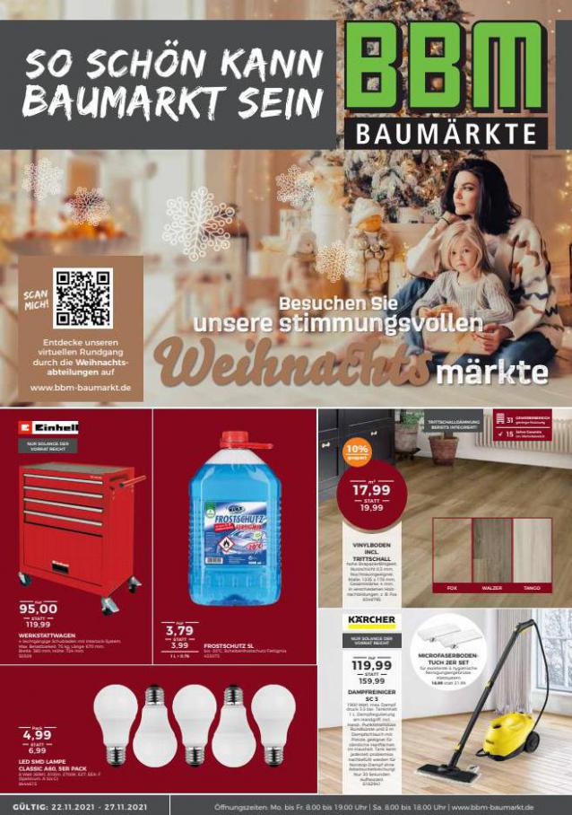 Angebote Prospekt. BBM Baumarkt (2021-11-27-2021-11-27)