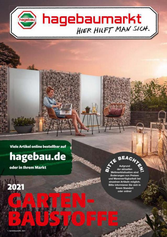 Katalog Gartenbaustoffe. Hagebaumarkt (2021-12-31-2021-12-31)