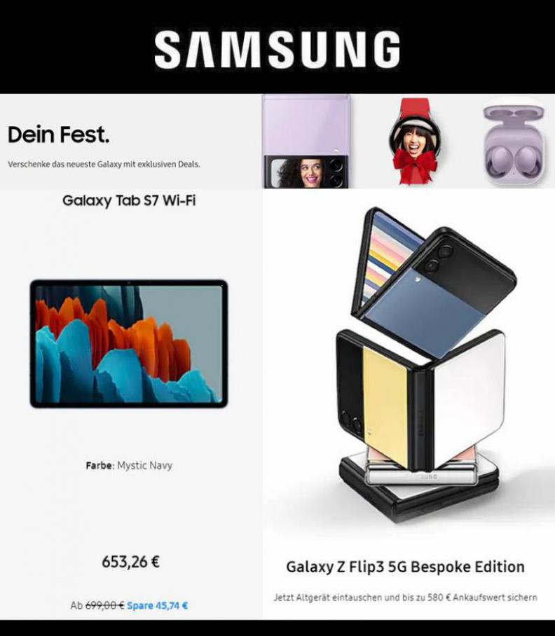 Aktuelle Angebote. Samsung (2021-12-09-2021-12-09)