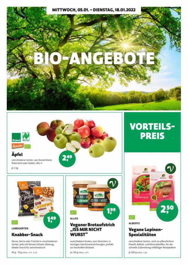 Bio-Angebote. Erdi Biomarkt (2022-01-18-2022-01-18)