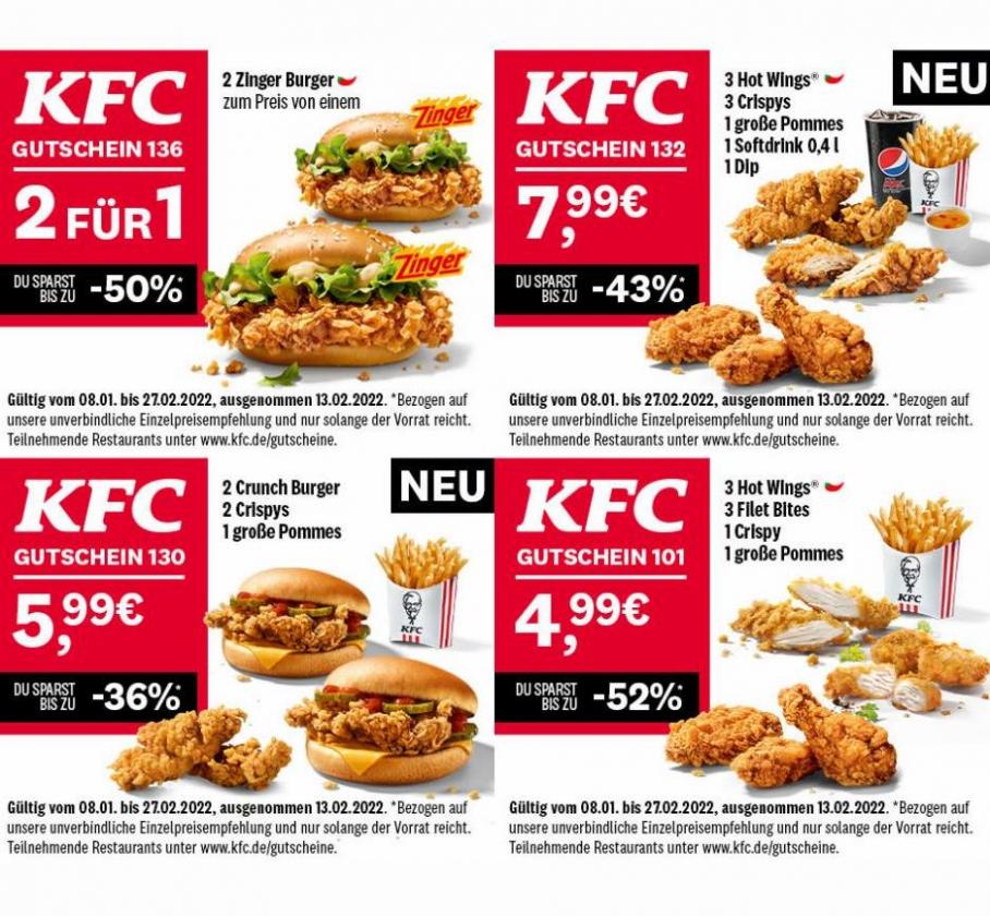 Aktuelle Angebote. KFC (2022-02-27-2022-02-27)