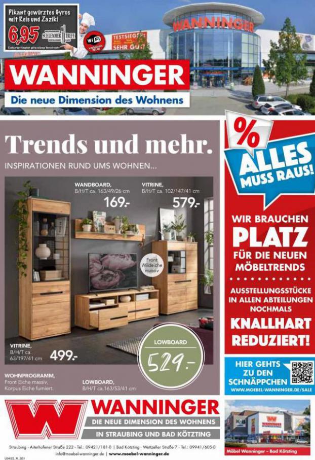 Möbel Wanninger Angebote. Möbel Wanninger (2022-02-05-2022-02-05)