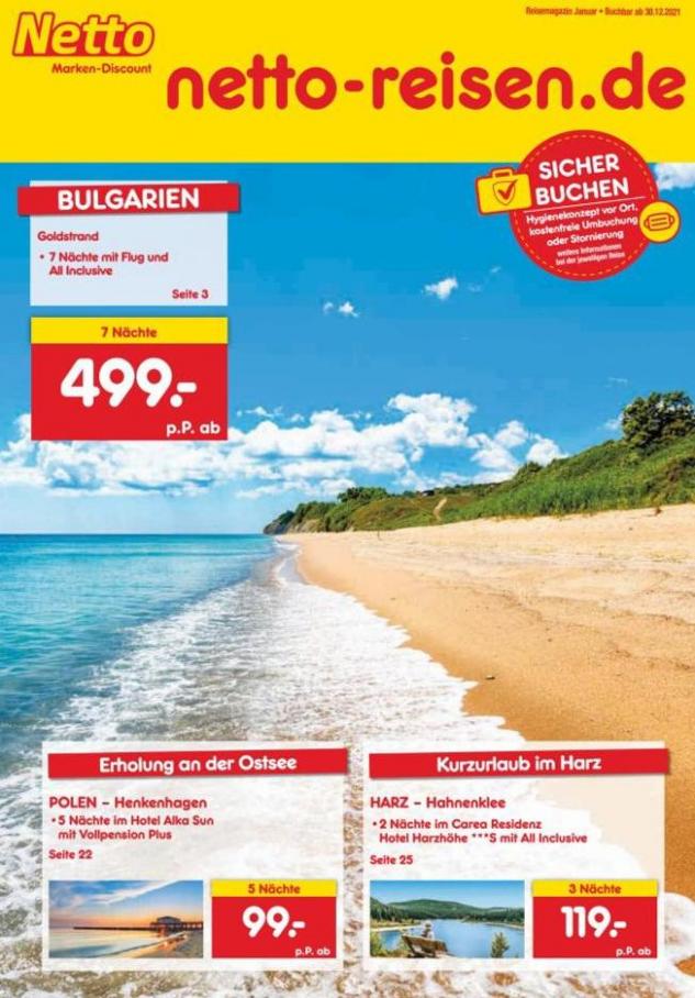 Reisemagazin Januar. Netto Marken-Discount (2022-01-08-2022-01-08)