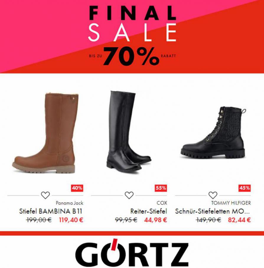 Final Sale!. Görtz (2022-02-17-2022-02-17)
