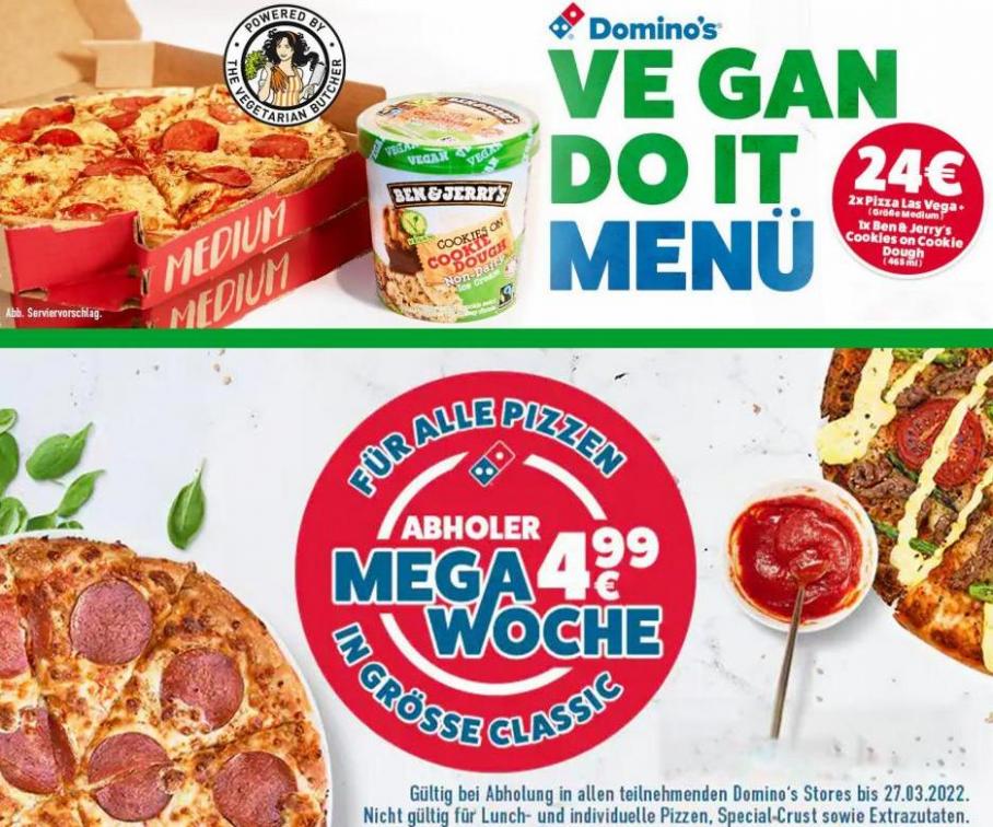 Aktuelle Angebote. Domino´s Pizza (2022-03-27-2022-03-27)