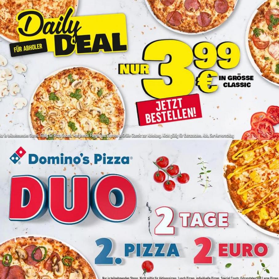 Aktuelle Angebote. Domino´s Pizza (2022-03-31-2022-03-31)
