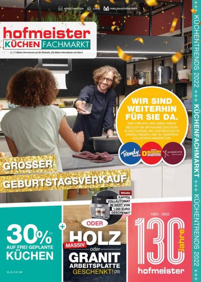 Küchenprospekt. Hofmeister (2022-04-26-2022-04-26)