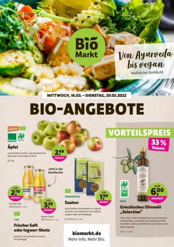 Bio-Angebote. Aleco Biomarkt (2022-03-29-2022-03-29)