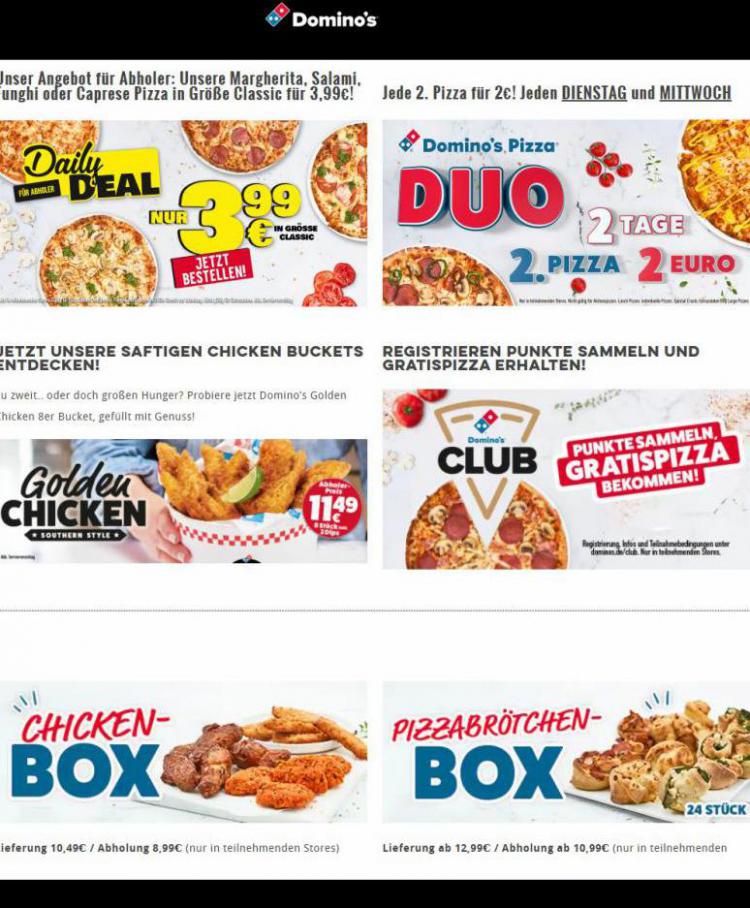 Aktuelle Angebote. Domino´s Pizza (2022-03-17-2022-03-17)