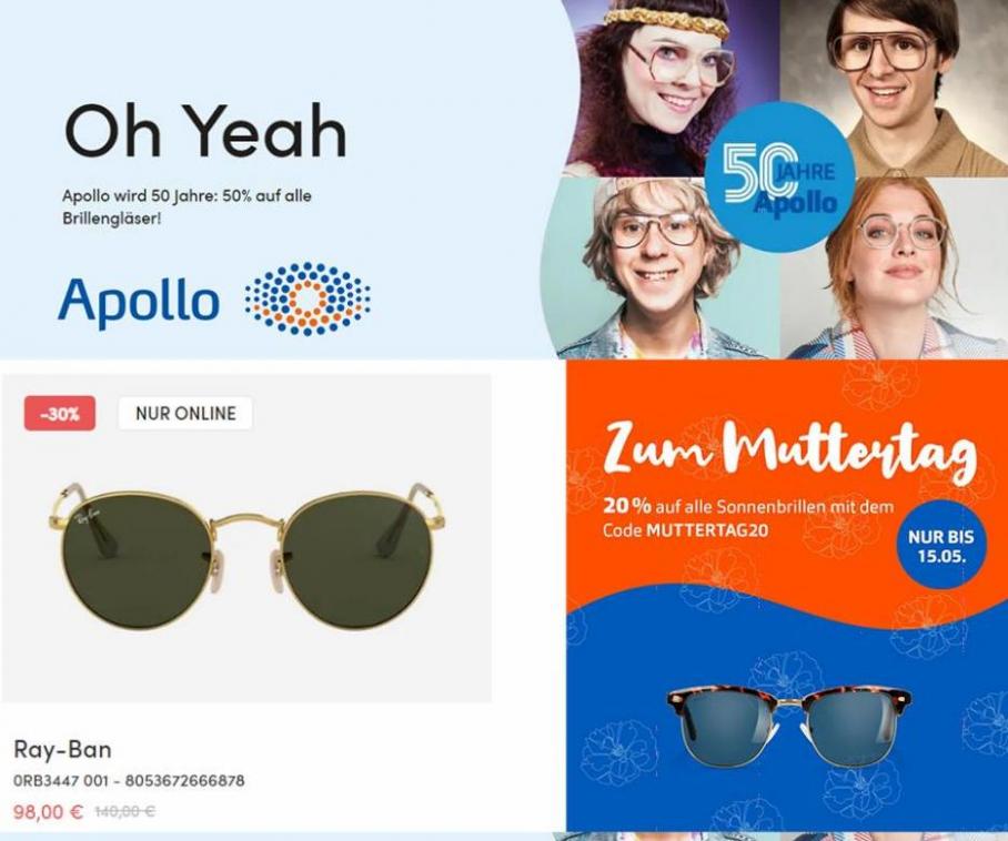-50% auf Alle Brillengläser!. Apollo Optik (2022-05-15-2022-05-15)