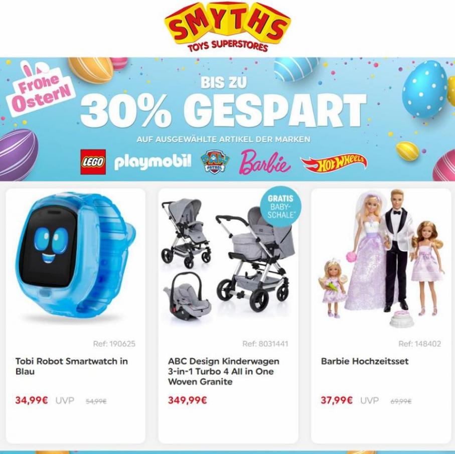 Bis zu 30% Gespart!. Smyths Toys (2022-04-11-2022-04-11)