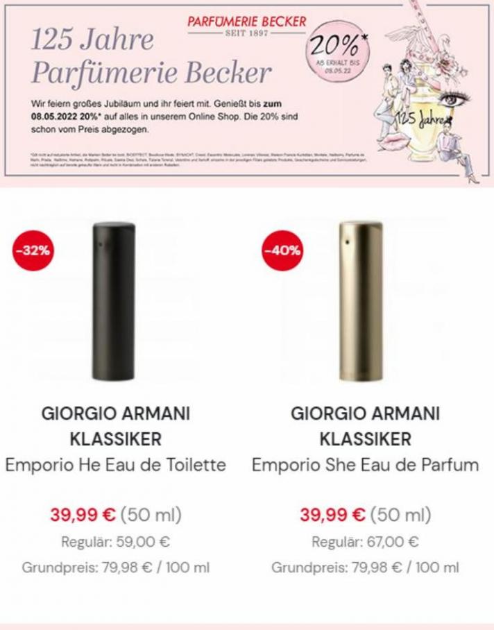 20% Rabatte!. Parfümerie Becker (2022-05-08-2022-05-08)