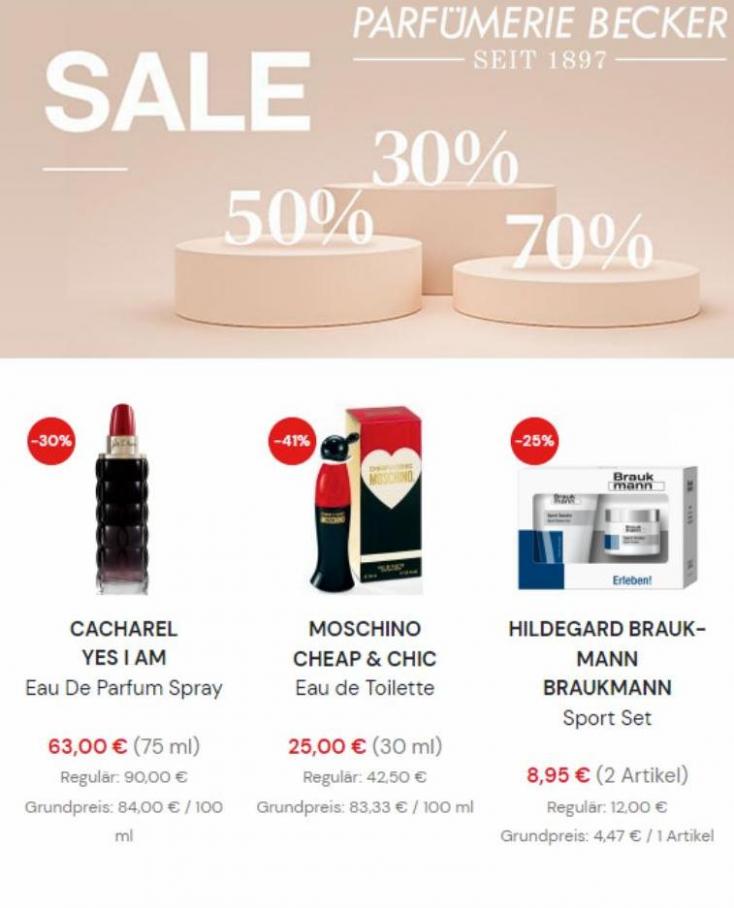 Sales!. Parfümerie Becker (2022-04-25-2022-04-25)