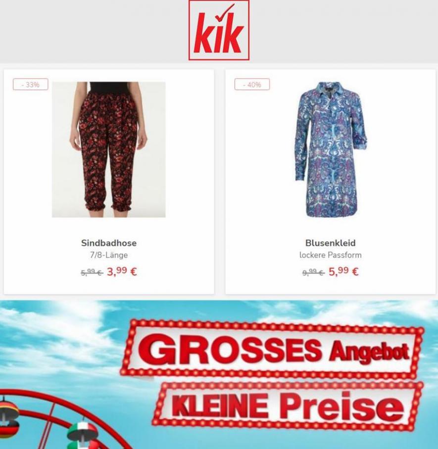 Angebote in Damenbekleidung!. KiK (2022-05-09-2022-05-09)