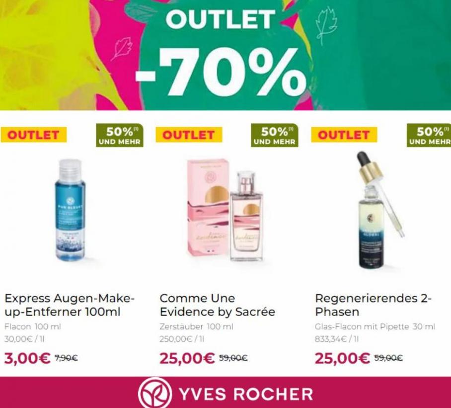 Outlet -70%. Yves Rocher (2022-07-04-2022-07-04)