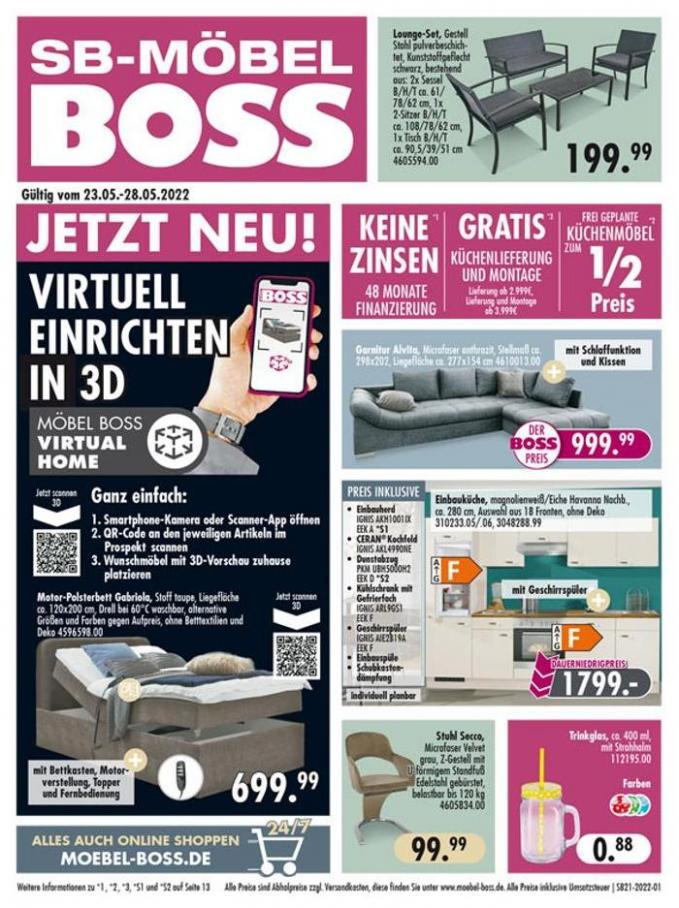 SB Möbel Boss flugblatt. SB Möbel Boss (2022-06-28-2022-06-28)