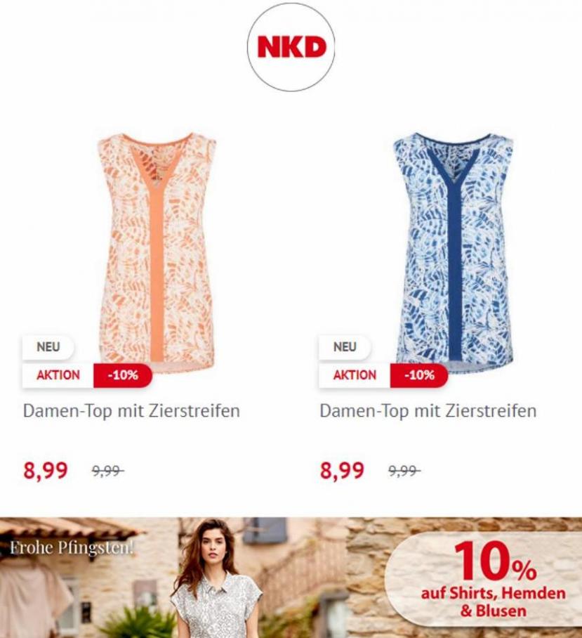 -10% auf Shirts, Hemden und Blusen!. NKD (2022-06-20-2022-06-20)