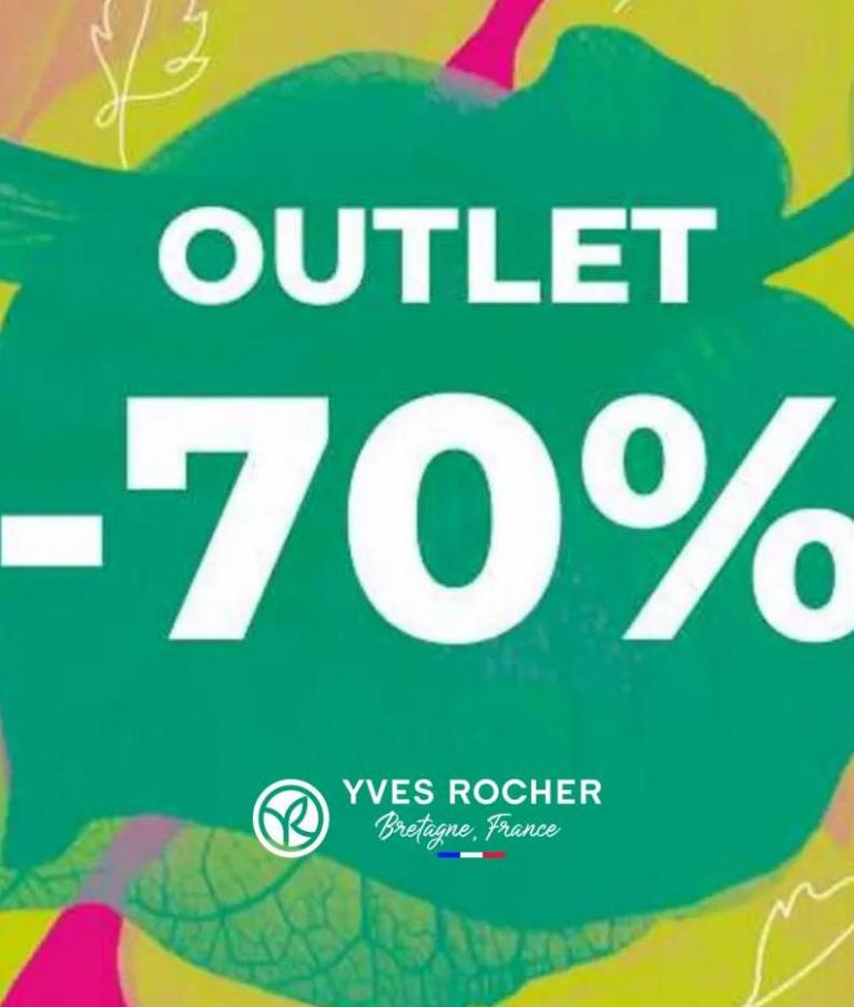 Outlet 70% off. Yves Rocher (2022-07-31-2022-07-31)