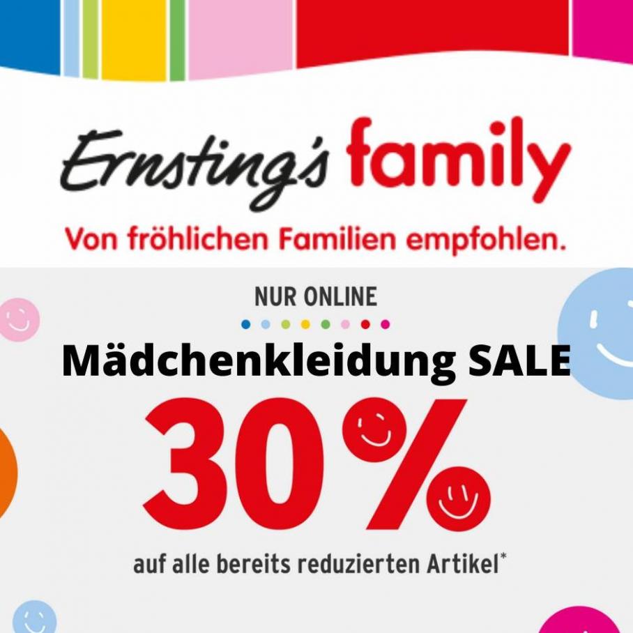 Mädchenkleidung SALE 30% off. Ernsting's family (2022-07-31-2022-07-31)