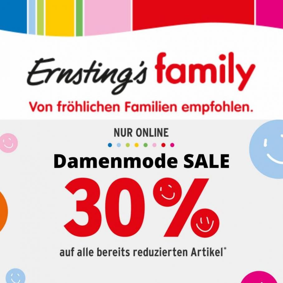 Damenmode SALE 30% off. Ernsting's family (2022-07-31-2022-07-31)
