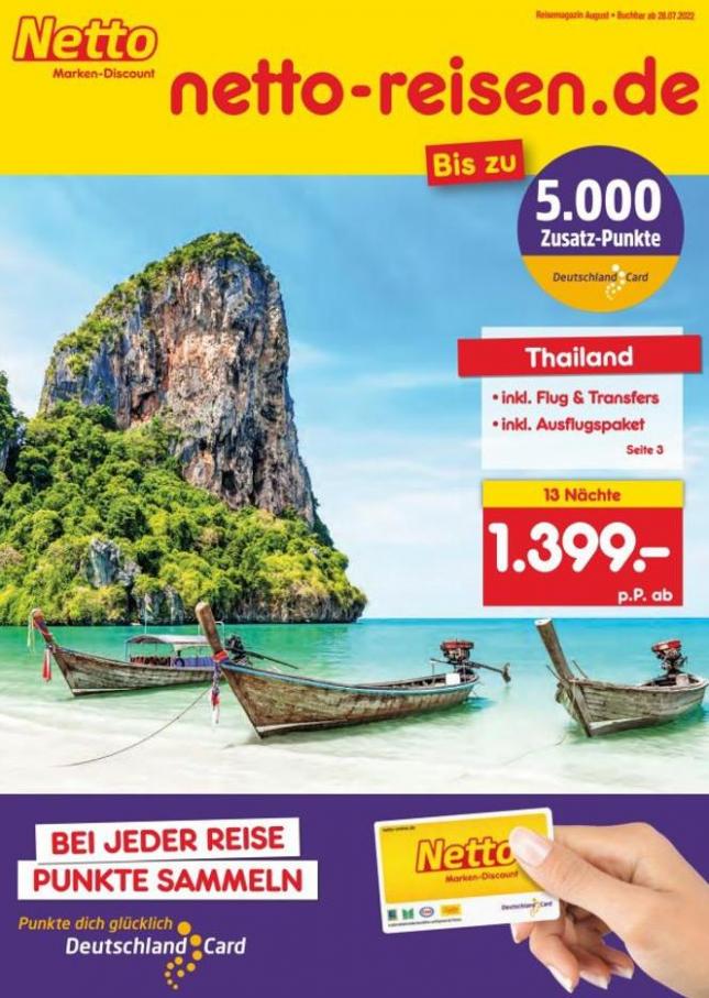 Reise-Angebote August. Netto Marken-Discount (2022-08-31-2022-08-31)