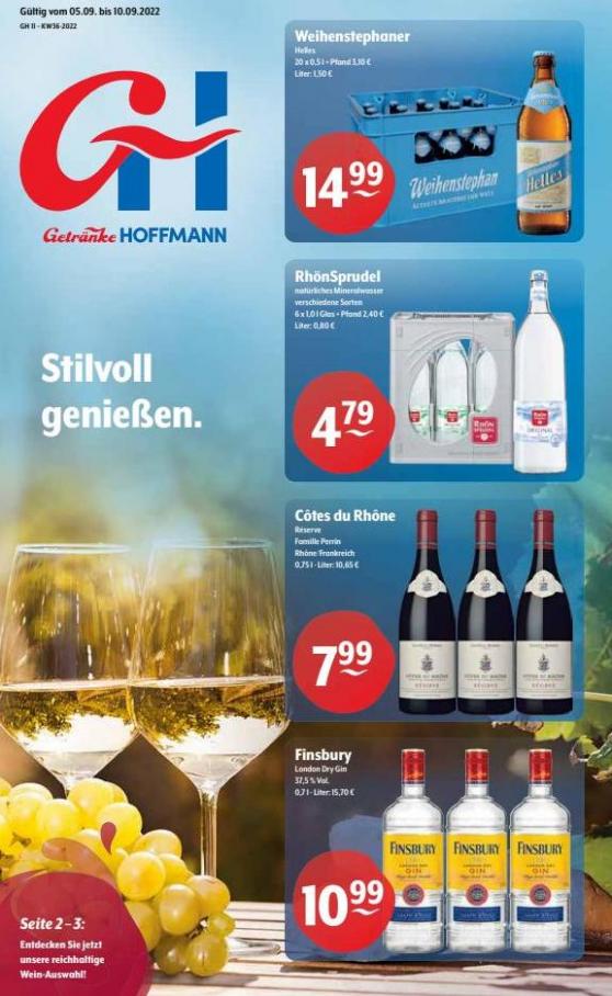 Getränke Hoffmann Angebote. Getränke Hoffmann (2022-09-10-2022-09-10)