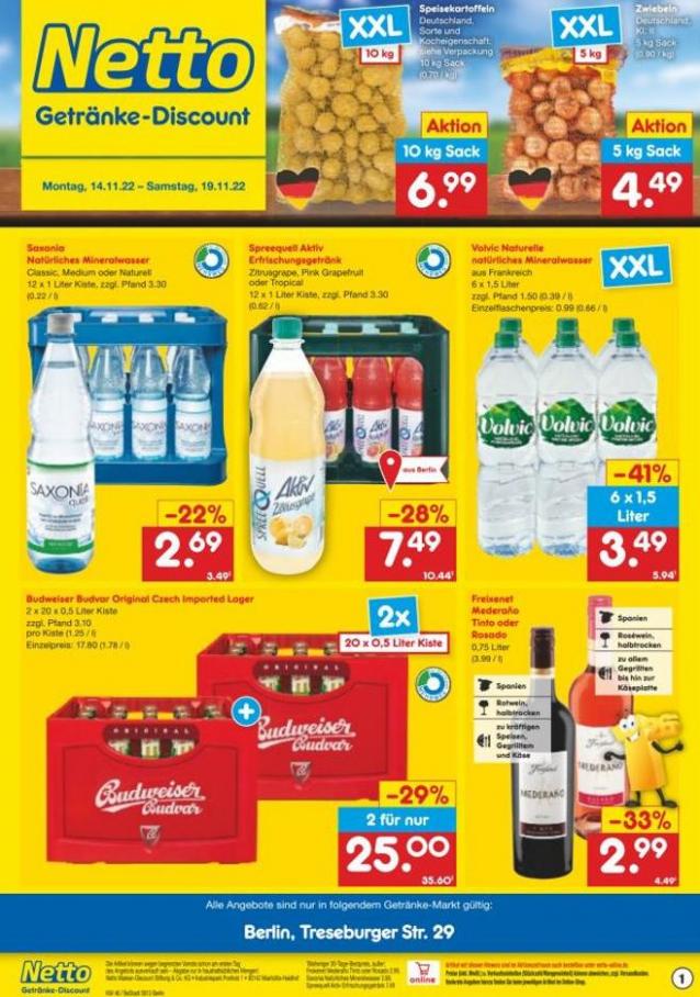 Getränkemarkt in deiner Nähe. Netto Marken-Discount (2022-11-19-2022-11-19)
