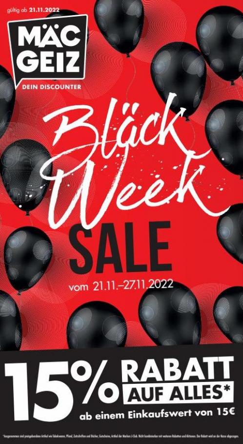 Black Friday Sale. Mäc Geiz (2022-11-27-2022-11-27)