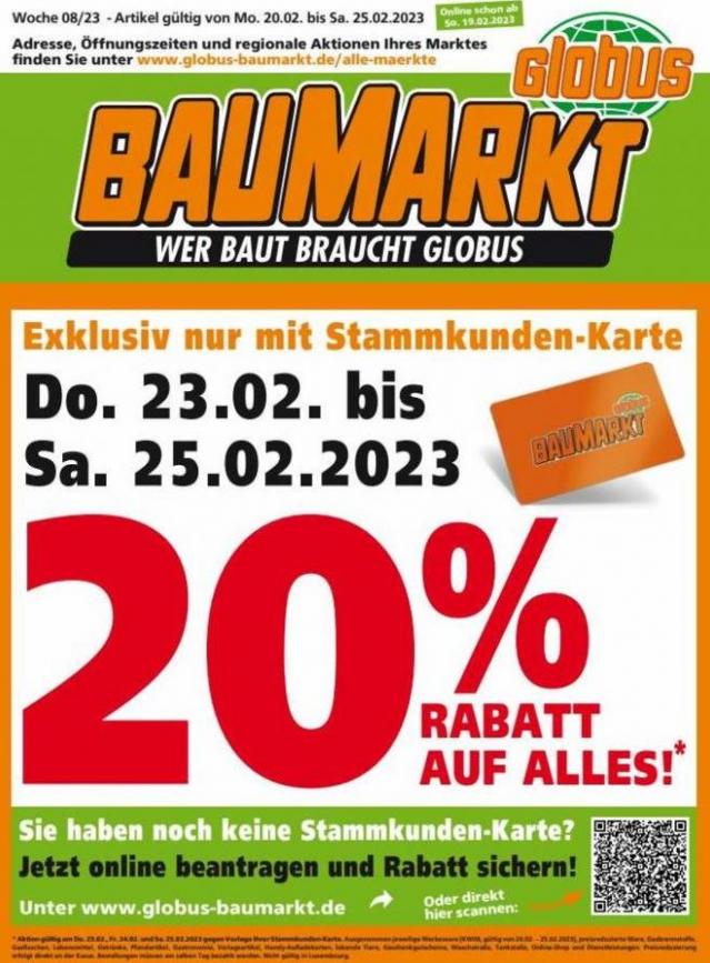 Globus Baumarkt prospekt. Globus Baumarkt (2023-02-25-2023-02-25)