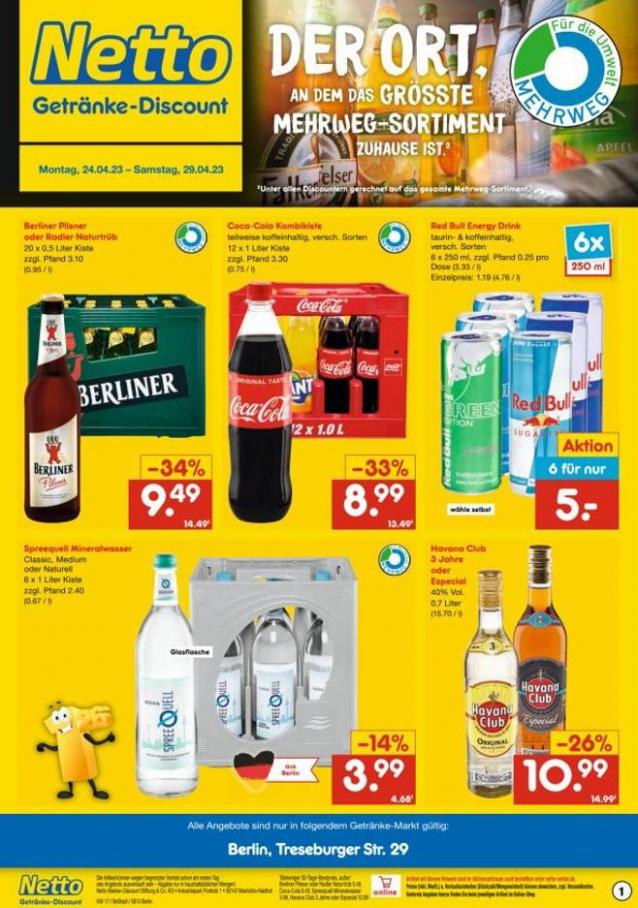Getränkemarkt in deiner Nähe. Netto Marken-Discount (2023-04-29-2023-04-29)