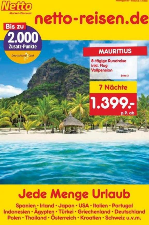 Reise-Angebote Mai. Netto Marken-Discount (2023-05-04-2023-05-04)