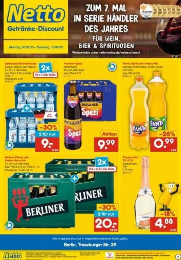 Getränkemarkt in deiner Nähe. Netto Marken-Discount (2023-06-10-2023-06-10)