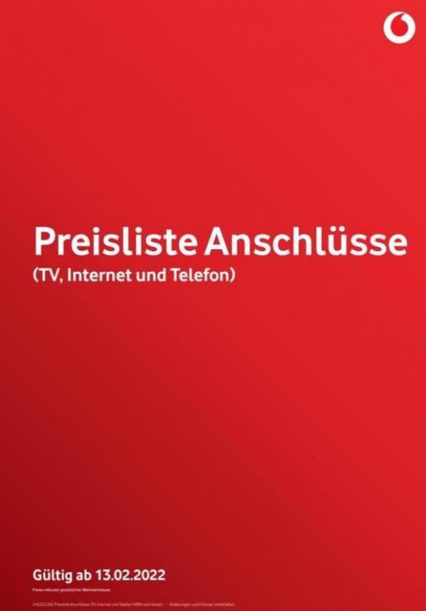 PreislisteAnschlüsse. Vodafone (2023-07-31-2023-07-31)