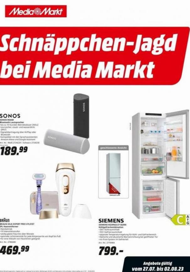 MediaMarkt Prospekt. Media Markt (2023-08-02-2023-08-02)
